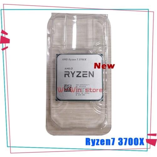 New AMD Ryzen 7 3700X R7 3700X 3.6 GHz 7NM L3=32M 100-000000071 Eight-Core Sinteen-Thread CPU Processor Socket AM4