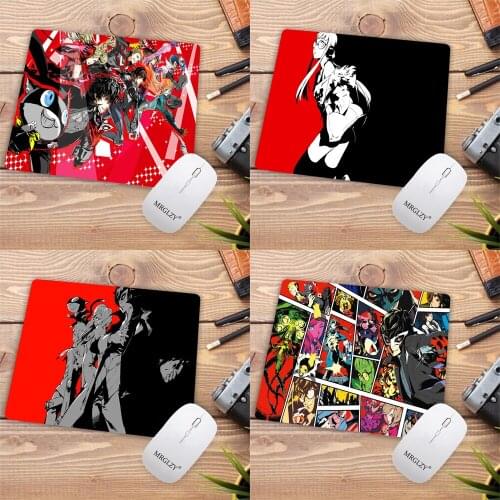 PERSONA5 Table Computer Office Gaming Keyboard and Mouse Drop Shopping Sticky Notes Desk Mat Kindred Portable Gamer Pad 25x29cm