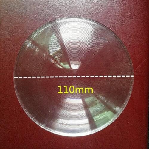 PMMA fresnel lens diameter 110mm focal length 120mm