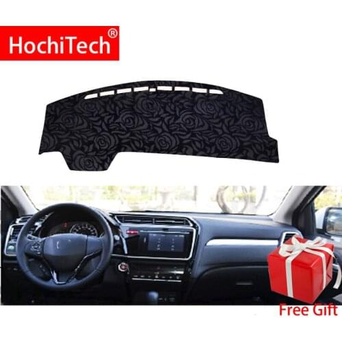Rose Pattern Non-slip Dashmat Dash Mat Dashboard Cover Pad Cover Carpet Car Sticker for Honda greiz 2016 Car Styling