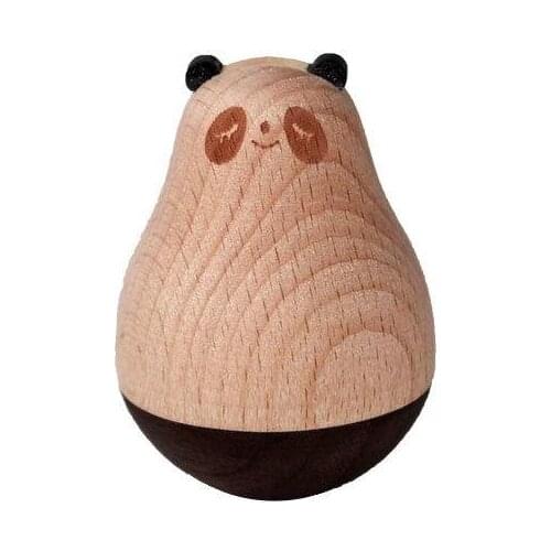 Modern Cartoon Wooden Decoration for Home Office Table Creative Crafts Ornaments Wooden Peg Dolls Toys Home Decor Accessories