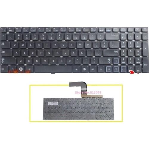 SSEA New US Keyboard For Samsung NP-RV511 RV509 RV511 RV513 RV515 RV518 RV520 NP-RV520 laptop keyboard no frame