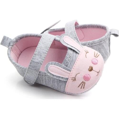 Newborn Baby Girls Slippers Soft Sole Non Skid Crib House Shoes Cute Animal First Walker Crib Shoes