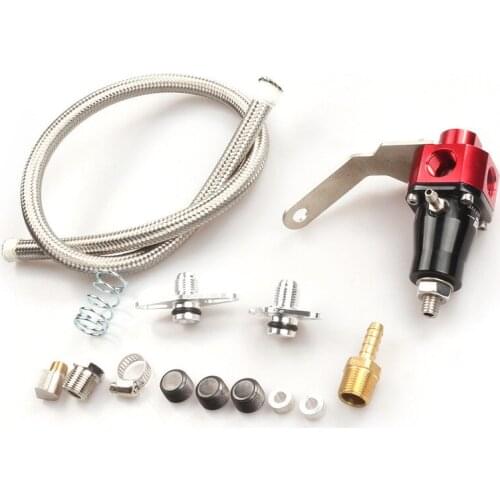 1Set Car Racing Universally Aluminium Alloy 0-160psi Fuel valve Car Modification accessories Turbo Oil Feed Line Kit