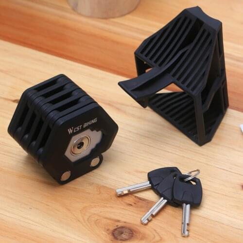 Bike Lock Anti-Theft Foldable Chain Locks 26-Section Alloy Steel Folding Safety Motorcycle Bicycle Locks For Cycling With 3 Keys