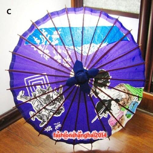 Japanese Style Umbrella Prop Craft Cotton Paper Kimono Photography Shop Restaurant Decor