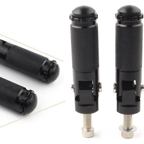 1Pair Universal Motorcycle Bike Folding Foot Pegs Footpegs Rear Set Pedals Racing For Kawasaki Honda Suzuki Yamaha BMW Ducati