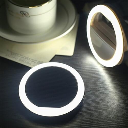 1pcs Portable Mobile Phone Selfie Light Clip-On Lamp LED Flash Light Phone Ring For Iphone For Samsung Drop Shipping