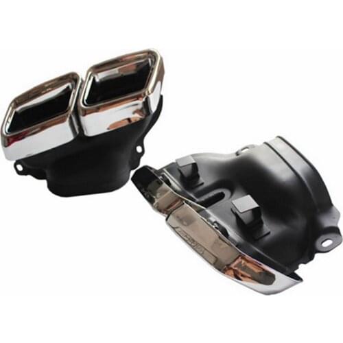 2Pcs/set Chrome 304 Stainless Steel Exhaust Pipe Mufflers For Benz S Class AMG W222