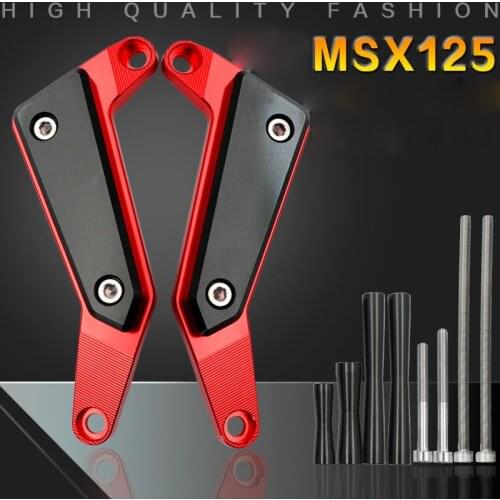 2x Offroad Motorcycle Generator Shatter-Resistant Block Head Crash Protection Decoration Block For Honda MSX125 Yigang Monster