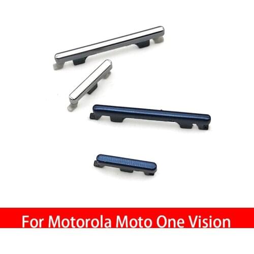 20pcs SIde Volume Button + Power ON / OFF For Motorola Moto One Buttton Key Set Replacement Part