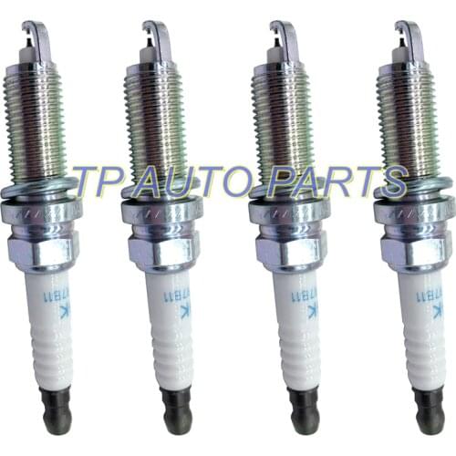 4 PCS Spark Plug Compatible With Nis-san OEM 22401-1VA1C DILKAR7D11H 224011VA1C