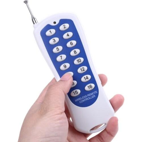 DC12V 16CH RF Wireless Remote Control 16 Keys Wireless Transmitter for Alarm M2EC