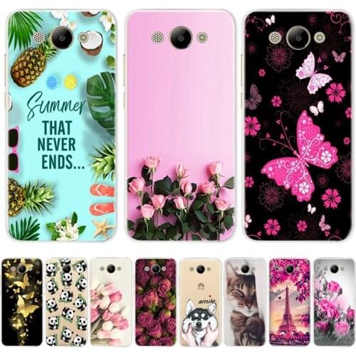 For Huawei Y3 2017 Case TPU Silicone Soft Painted Phone Case For Huawei Y3 2017 CRO-L22 CRO-L02 CRO-L03 Y 3 2018 Cases Cover