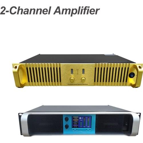 2-Channel Professional Switching Power Amplifier Stage Wedding Party Sound Power Amplifier Bass Treble For Speakers