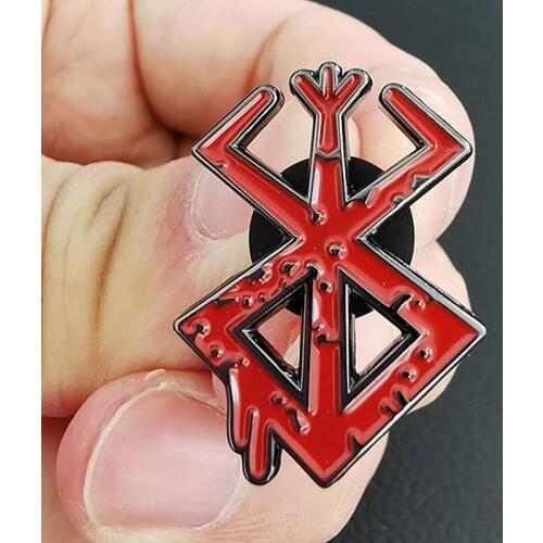 Cartoon Game Movie Cross Logo Brooch Pins Enamel Metal Badges Lapel Pin Brooches Jackets Jeans Fashion Jewelry Accessories