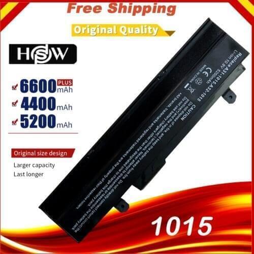 HSW 6cell Black Laptop battery For Asus Eee PC VX6 1011 1015 1015P 1015PE 1016