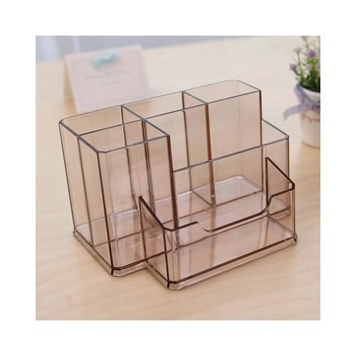 Creative Fashion Penholder Stationery Desktop Student Penholder Office Supplies Multifunctional Penholder Receptacle Box