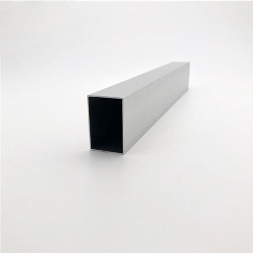 38mm*25mm*1mm square tube aluminum alloy hollow pipe rectangle straight duct vessel 100/200/300/400/500/550mm length