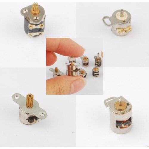 HOT ! 50pcs 10 Types 3-5V dc 4 Wire 2 Phase micro stepper motor assorted with box