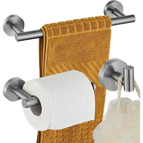 Bathroom Hardware Set Black Robe Hook Towel Rail Bar Rack Bar Shelf Tissue Paper Holder Toothbrush Holder Bathroom Accessories