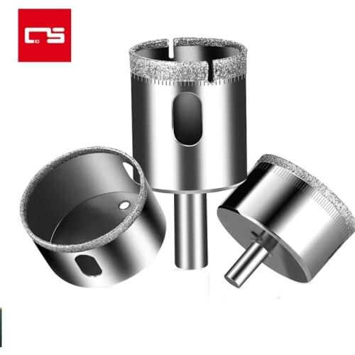 10pcs Diamond Coated Drill Bit Kit Hole Saw Cutter Power Drill Bit for Marble Ceramic Tile Glass Cutting Core Holes 6-30mm