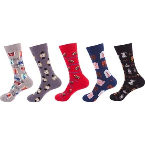Street Fashion European and American Mid-tube Socks Harajuku Style Sports Socks Men Women Socks Cotton Fashion Harajuku Socks