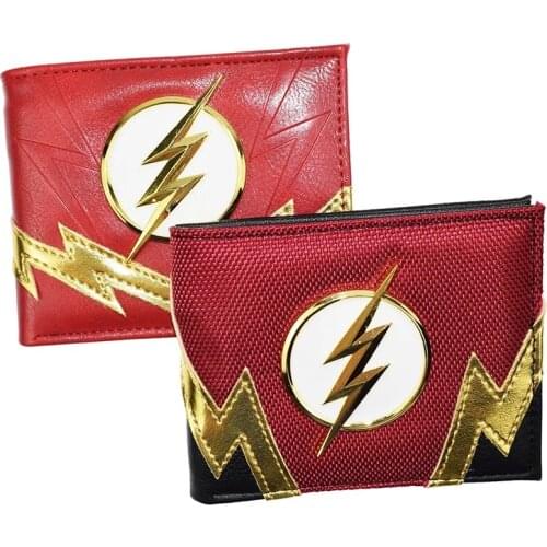 2021 New The Flash Wallet Cool Design Wallets Short Purse With Coin Pocket