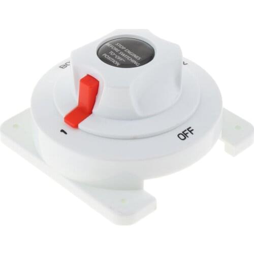 Dual Battery Selector Switch 3 Position Maximum 300 A For RV Marine Boat