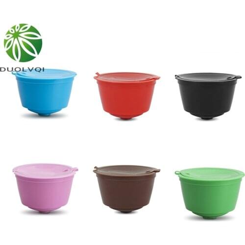 Practical Refillable Coffee Capsule Filter For Dolce Gusto Durable Food Grade PP Coffee Capsules Reusable Coffee Maker Accessory