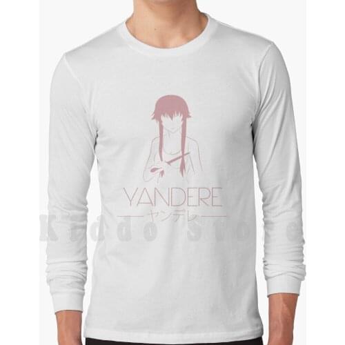 Yandere Mode! hoodies long sleeve Yandere Yandere Yuno Yuno Gasai Yuno Gasai Mirai Nikki Future Anime Manga