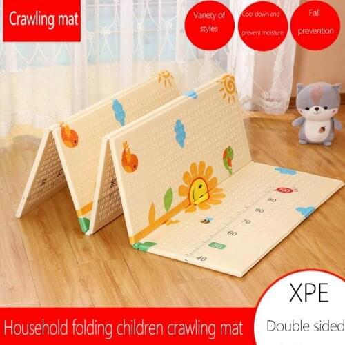 XPE Large Size Folding Cartoon Baby Game Mat Foldings Mat With Educational Nursery Play Mat Climbing Activities Games For Kids