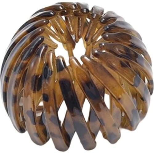 Simple Retro Bird Nest Flower Ragballs Hair Clip For Women All-Matching Temperament Horse Tail Hair Haircut Hair Ring
