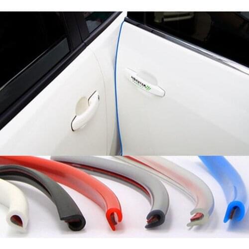 Car Door Protection Side Protector Stricker Door Strip Moulding Stylingstrip Protector Rubber Sealing For Car Auto