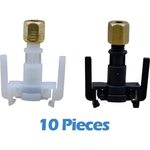 10Pcs Damper Connector eco Solvent DX5 for Mimaki JV33 130 160 JV5 TS3 TS5 with Copper Screw For Epson, roland,mutoh,galaxy