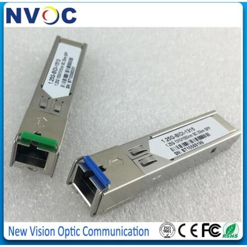 2Pairs/Lot,1.25G SFP BIDI 100KM 1490nm/1550nm WDM LC/SC DDM DOM SFP Module FiberTransceiver