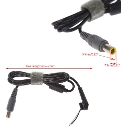 7.9*5.5mm Male Plug DC Power Supply Adapter Cable For Lenovo IBM Laptop Notebook