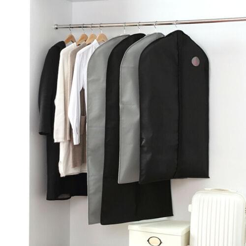 AA 1PC Breathable Garment Suit Dress Coat Shirt Clothes Dust Cover Travel Bags Carrie Non-Woven Coat Dust Cover