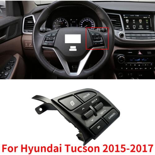 CAPQX For Hyundai Tucson 2015-2017 Car Multifunction Steering Wheel Cruise Button Control Switch Constant Speed Cruise Module