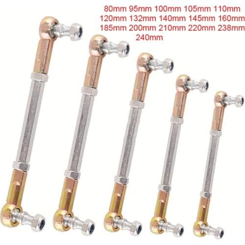Steering Tie Rod kit Ball Joint 80mm 95 100 105 110mm 120 132 140 145 160 185 200 210 220 238 240mm M8 Ball Joiner Bolt Tie Rod