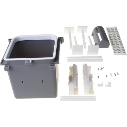 Kitchen Retractable Hidden Waste Bin Under Table Hanging Garbage Trash Can Tool