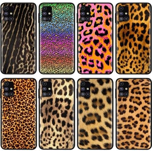 Fashion Leopard For Samsung Note 20 10 8 9 M02 M31 S M60S M40 M30 M21 M20 M10S F62 M01 Ultra Pro Plus Phone Case