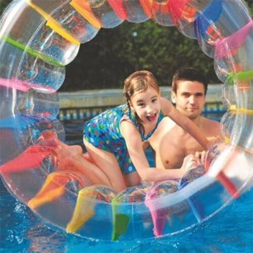 NEW Large Inflatable Land Wheel Jumbo Party Wheel Kids Indoor Outdoor Pool Playing 36inch