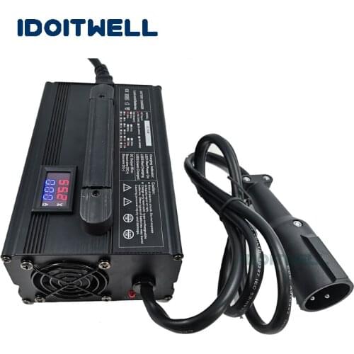 Shenzhen 48V 15A Club Car charger Automatic fast Golf cart charger 48V lead acid battery charger with LED display for Club Car