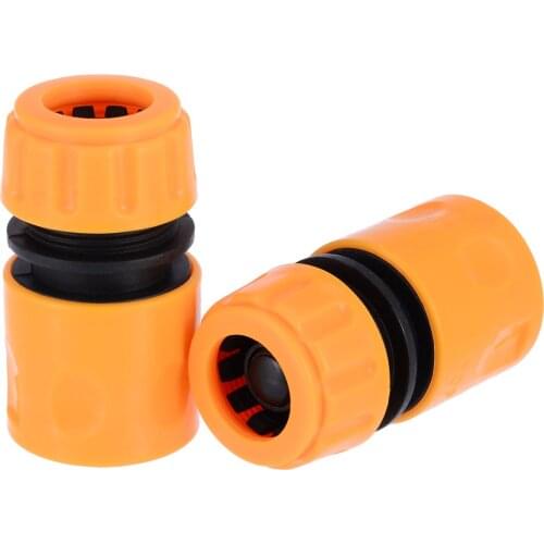 3/4" 1/2" Taps Standard Water Hose Tap Connector Water Pipe Joints Tap Connector Fitting Adapter Hardware Yellow 4pcs