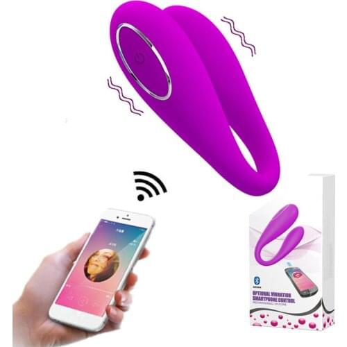 Vibrator APP Control U Type G spot Dildo Vibrator Masturbator for Couple Vibrating Anal Plug Clitoris Stimlator Vibrator Sex Toy