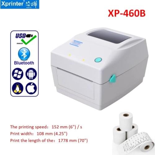 XP-460 Wholesale Thermal shipping address printer Thermal barcode printer Thermal label printer for EXPRESS