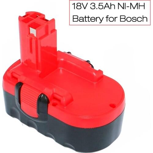 BAT025 BAT026 3500mAh Nimh Ni-MH 18V Rechargeable Battery for Bosch 18V Drill GSR18VE-2 PSR18VE-2 BAT180 BAT181 BAT189 BAT299