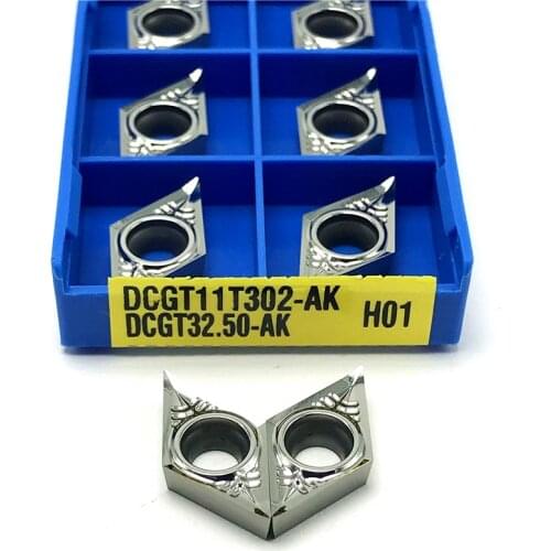 DCGT11T302 AK H01 Aluminum Turning Insert lathe tools Internal Turning Tool DCGT 11T302 Cutting tools Copper aluminum tools