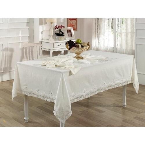 Elite Table Cover Set 26 Piece Cream